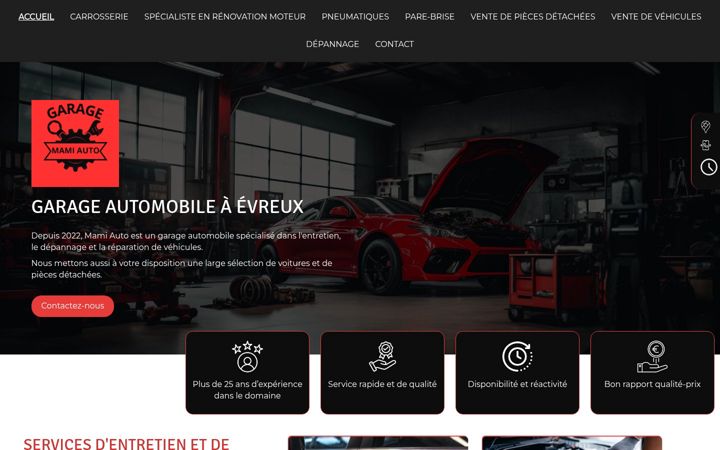 Screenshot of mamiauto.fr