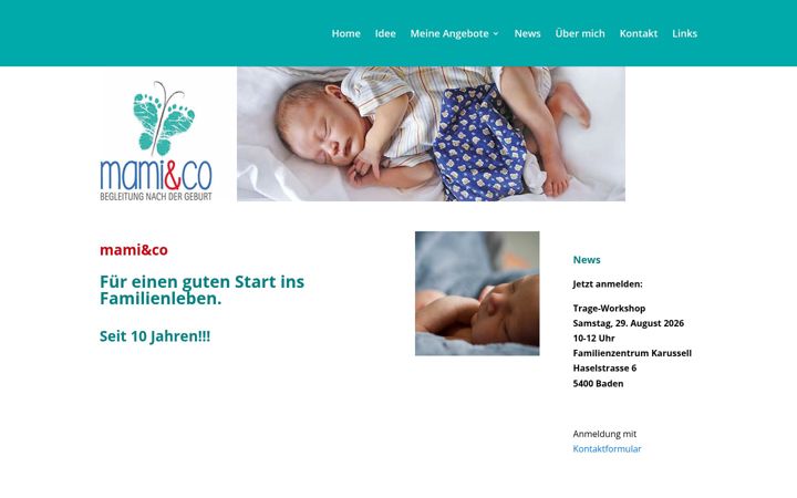 Screenshot of mamico.ch