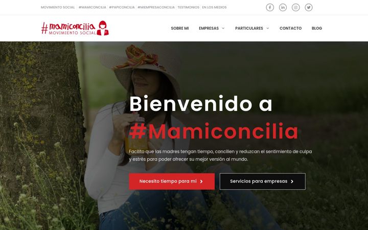 Screenshot of mamiconcilia.com