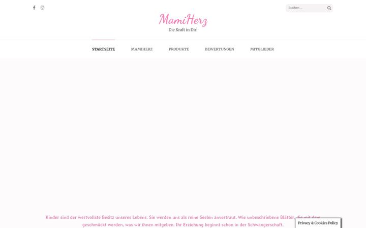 Screenshot of mamiherz.net