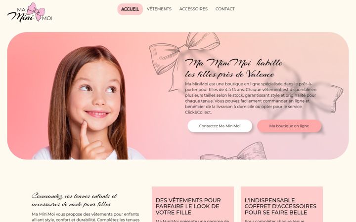 Screenshot of maminimoi.fr