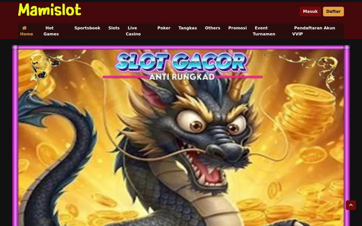 Screenshot of mamislots.com