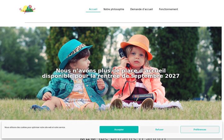 Screenshot of mamlesenfantsdabord.fr