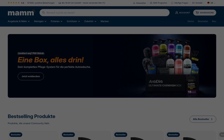 Képernyőkép: mamm.ch