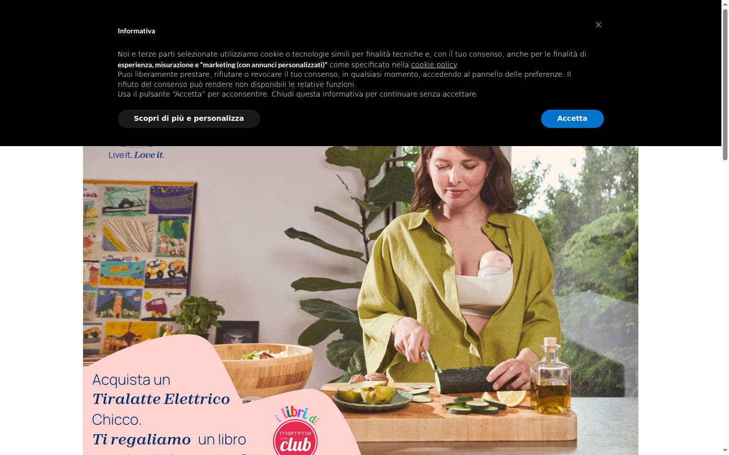 Capture d'écran de la bannière de consentement affichée avant toute interaction