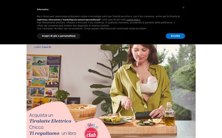 Screenshot of mammachesorprese.com