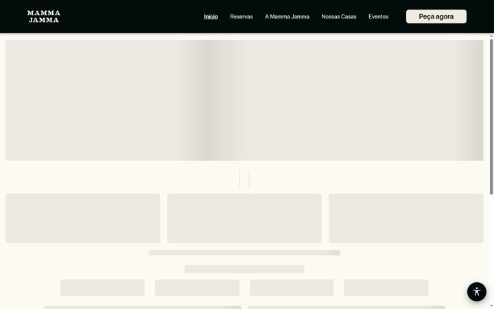 Screenshot of mammajamma.com.br