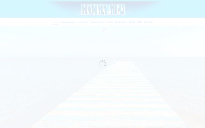 Екранна снимка на mammamiamusical.it