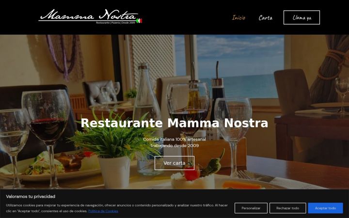 Screenshot of mammanostracalpe.com