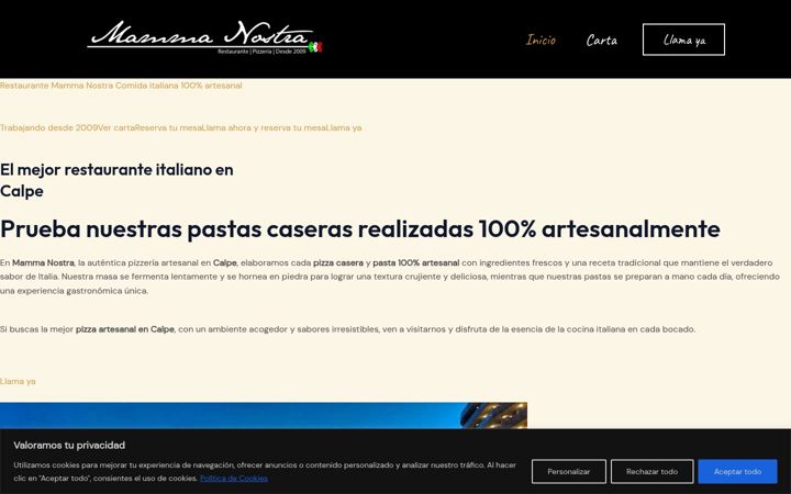 Screenshot of mammanostracalpe.es