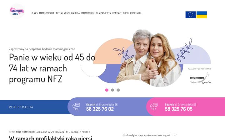 Screenshot of mammo-med.pl
