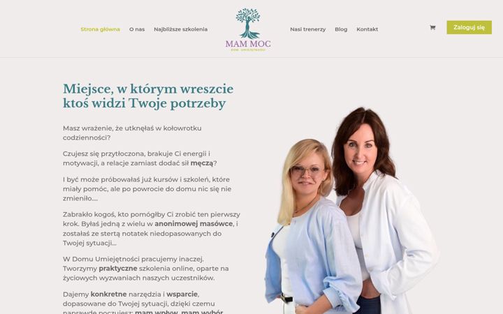 Screenshot of mammoc.edu.pl