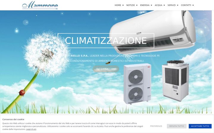 Screenshot of mammone.it