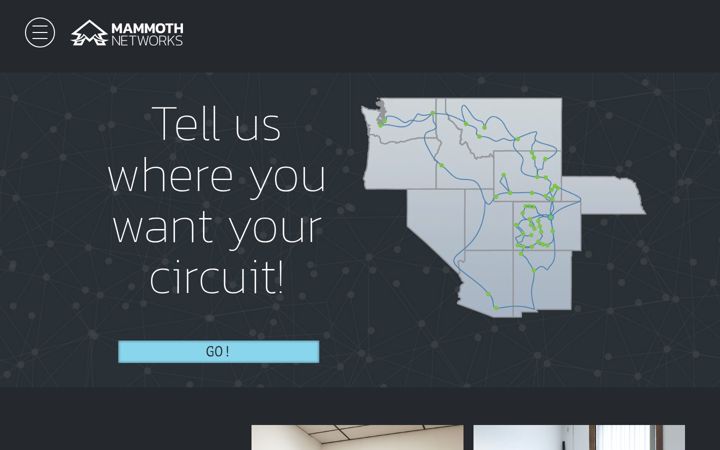 Screenshot of mammothnetworks.com