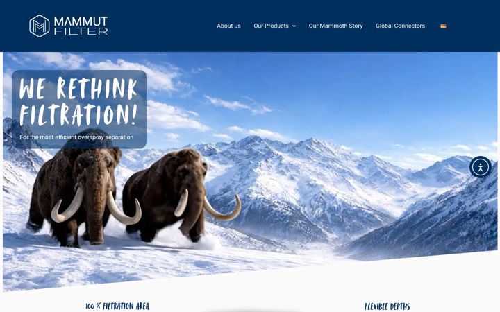 Screenshot of mammutfilter.com