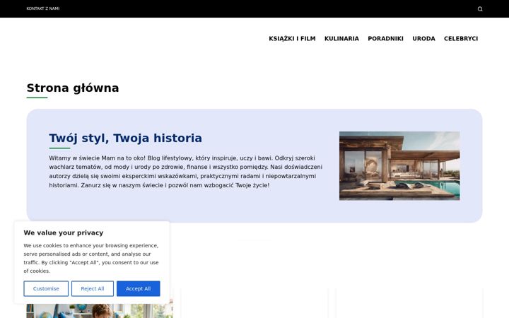 Screenshot of mamnatooko.pl