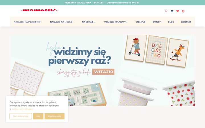 Screenshot of mamostki.pl