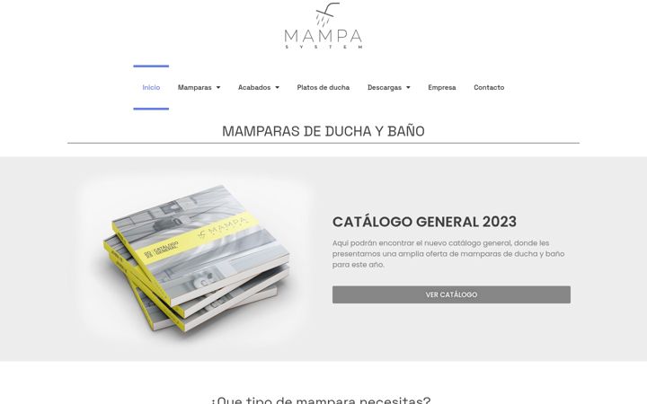 Screenshot of mampasystem.com