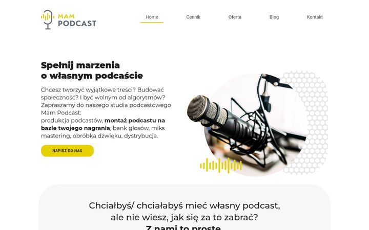 Screenshot of mampodcast.pl