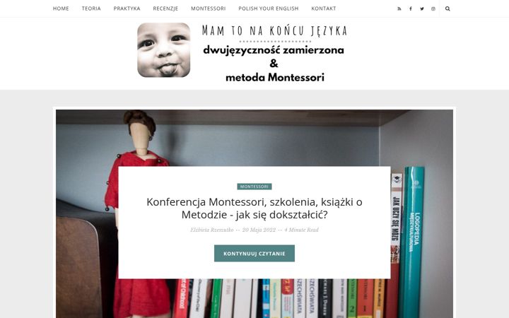 Screenshot of mamtonakoncujezyka.pl