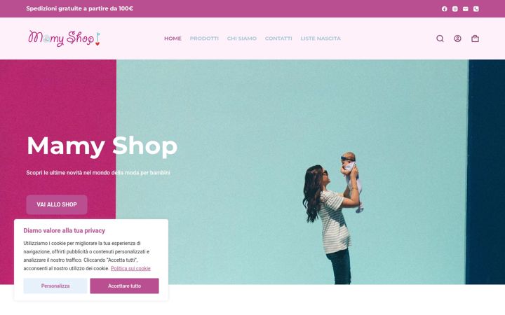 Screenshot of mamyshoponline.it