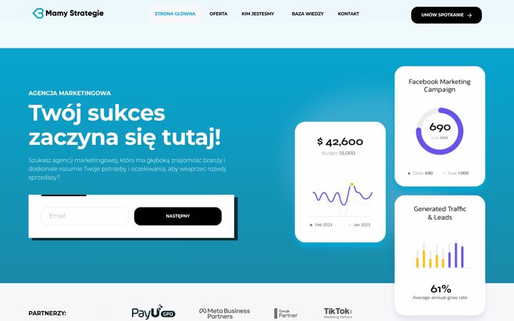 Screenshot of mamystrategie.pl