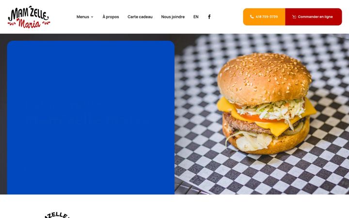 Screenshot of mamzellemaria.com