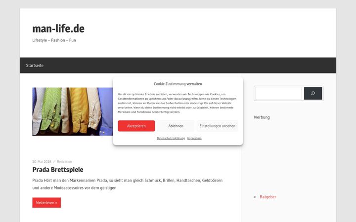 Screenshot of man-life.de