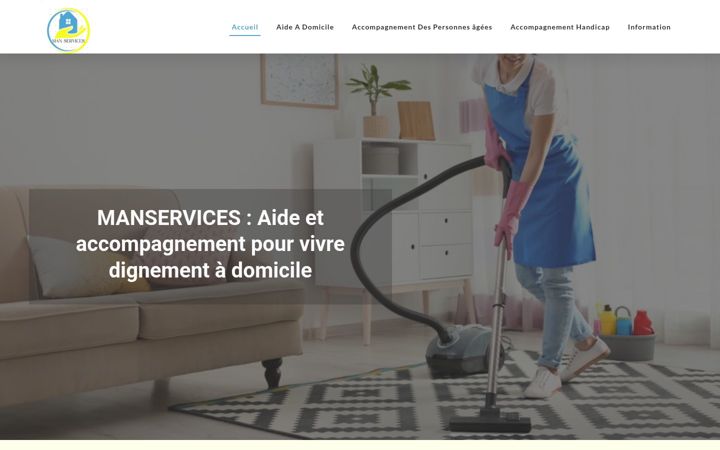 Screenshot of man-services.fr