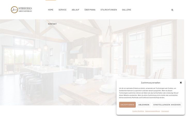 Screenshot of mana-design.de