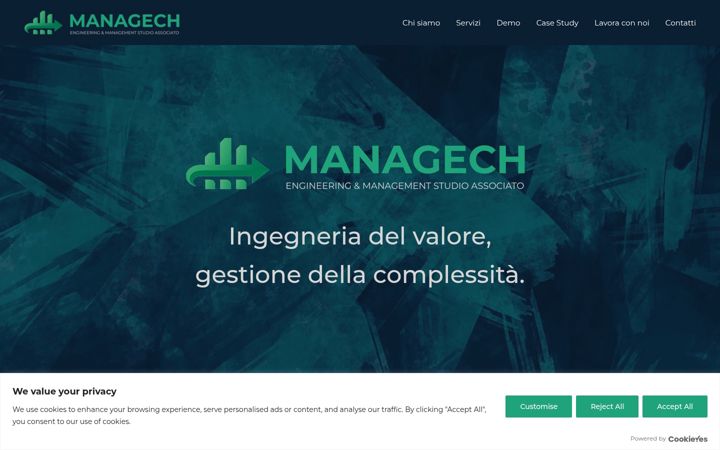 Screenshot of managech.com