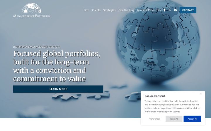 Screenshot of managedassetportfolios.com