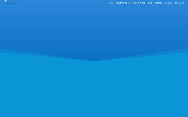 Screenshot of managedwp.uk