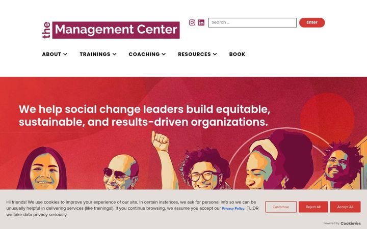 Screenshot of managementcenter.org