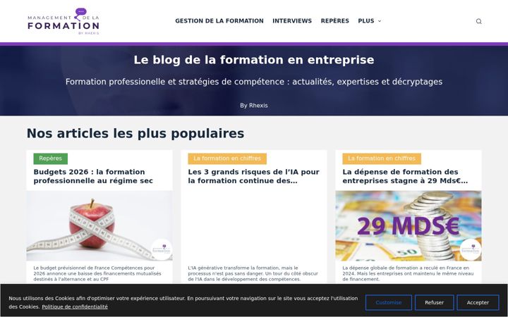 Screenshot of managementdelaformation.fr