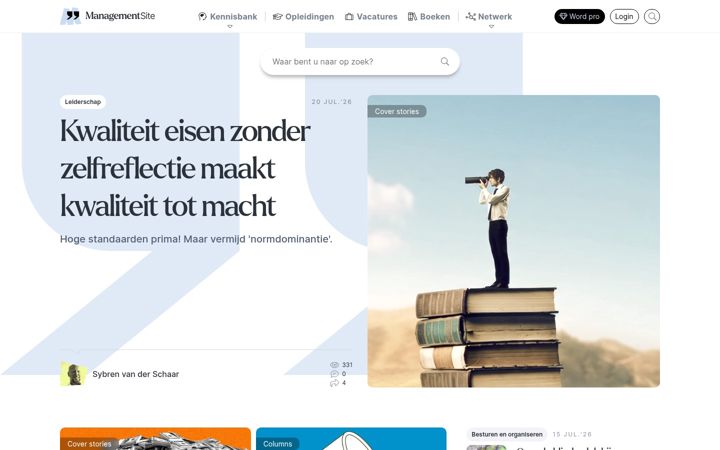 Screenshot of managementsite.nl
