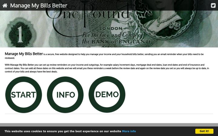 Screenshot of managemybillsbetter.co.uk