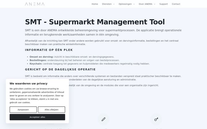 Screenshot of managend.nl