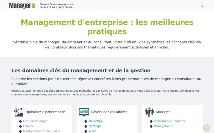 Screenshot of manager-go.com