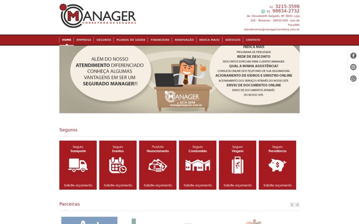 Screenshot of managercorretora.com.br
