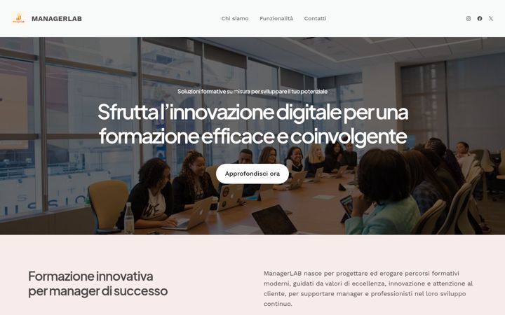 Screenshot of managerlabformazione.it