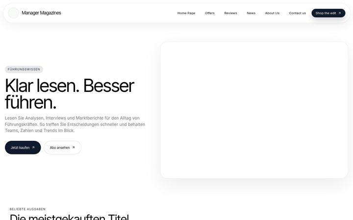 Screenshot of managermagazines.de