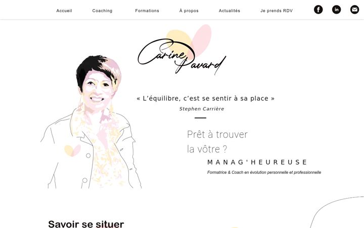 Screenshot of managheureuse.fr