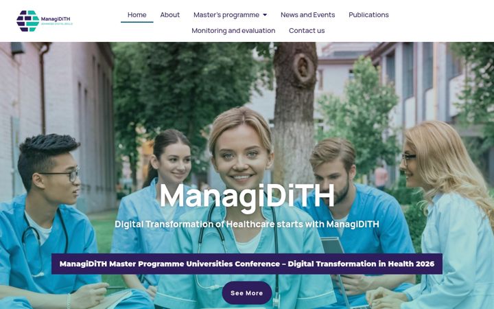 Screenshot of managidith.eu