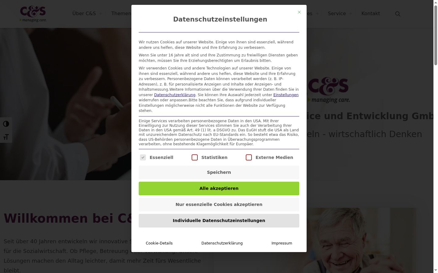 Sutikimo reklamjuostės, rodytos prieš bet kokią sąveiką, ekrano kopija