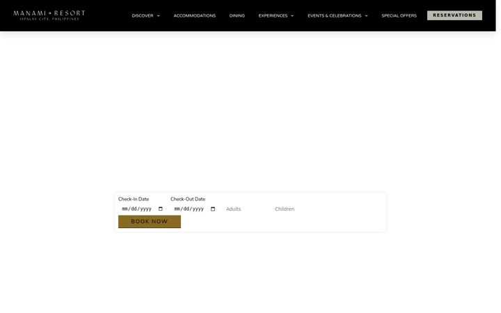 Screenshot of manamiresort.com