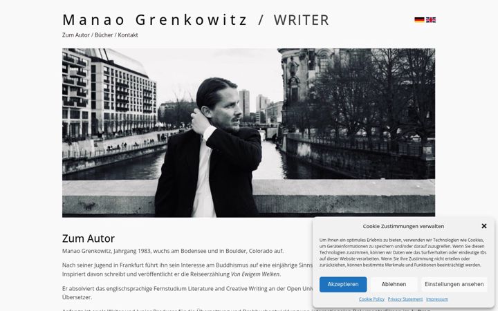 Screenshot of manaogrenkowitz.com