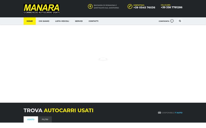 Screenshot of manaracamion.it