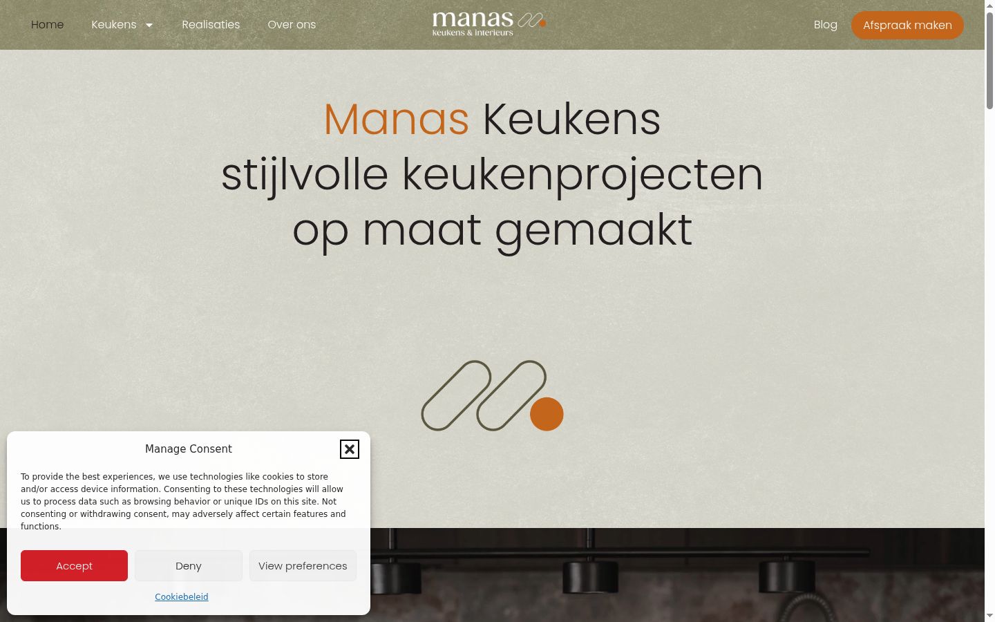 Screenshot tal-banner tal-kunsens muri qabel kwalunkwe interazzjoni