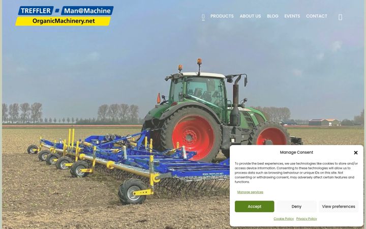 Screenshot of manatmachine.eu